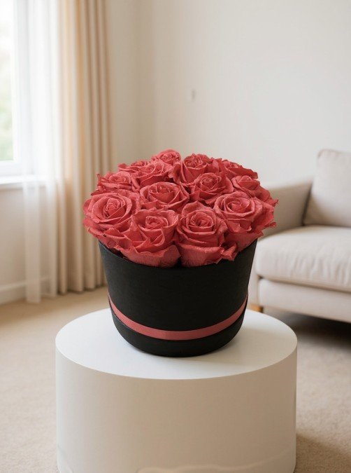 Preserved Pink Roses