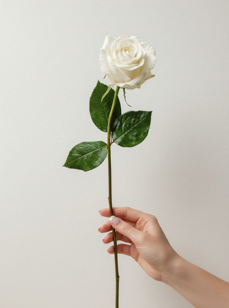 Single White Rose