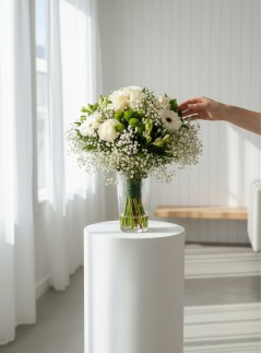 Sympathy Bouquet White