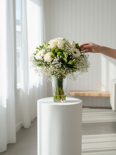 Sympathy Bouquet White