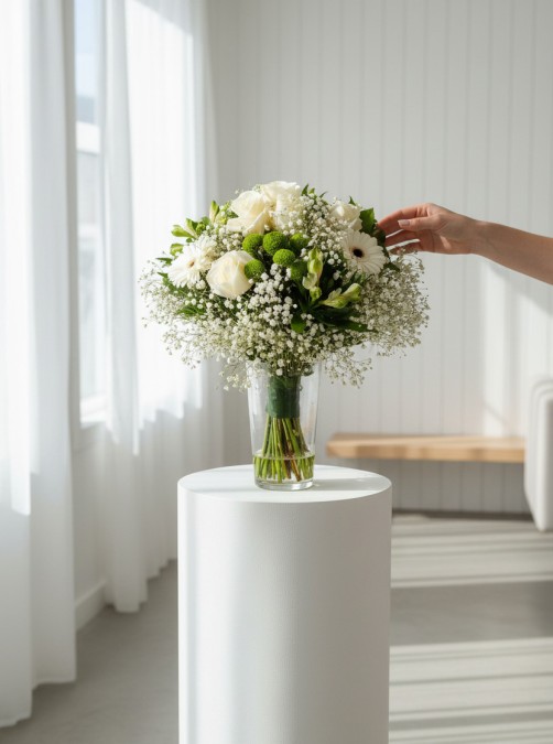 Sympathy Bouquet White