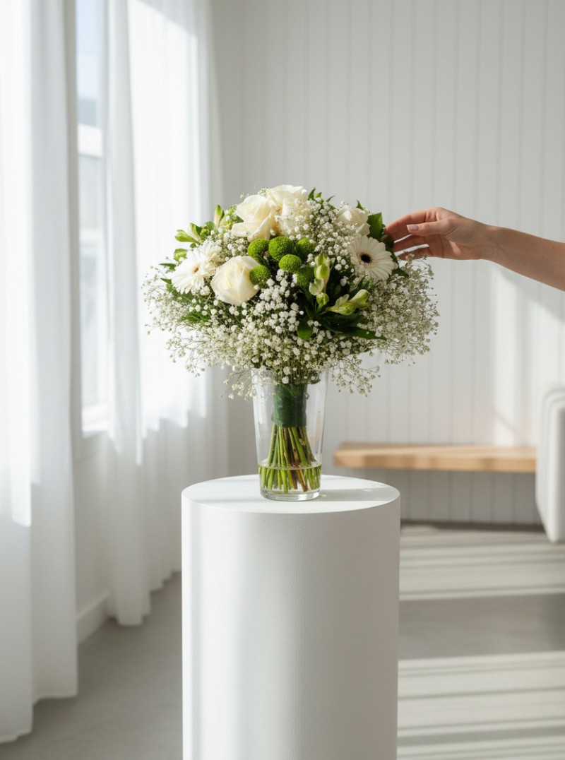 Sympathy Bouquet White