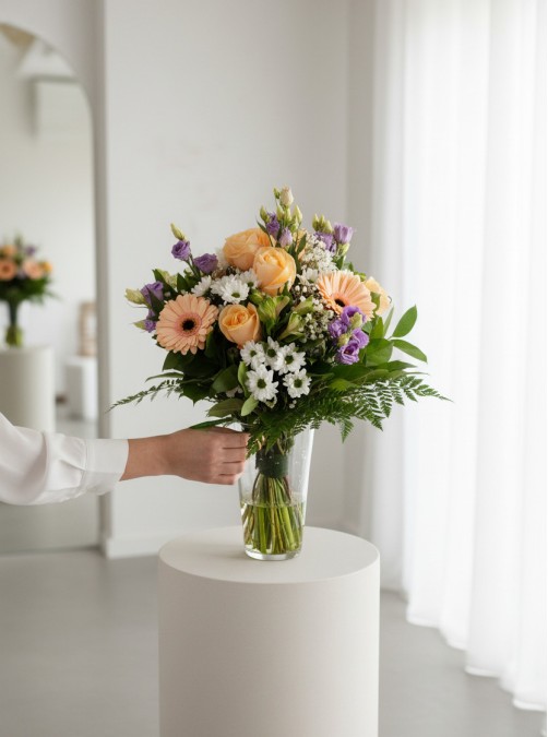 Sympathy Bouquet Peach