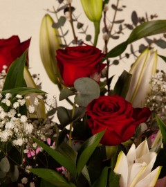 Lily Red Rose Bouquet