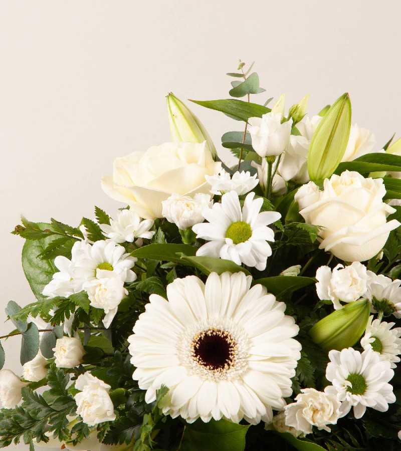 Sympathy Posy White