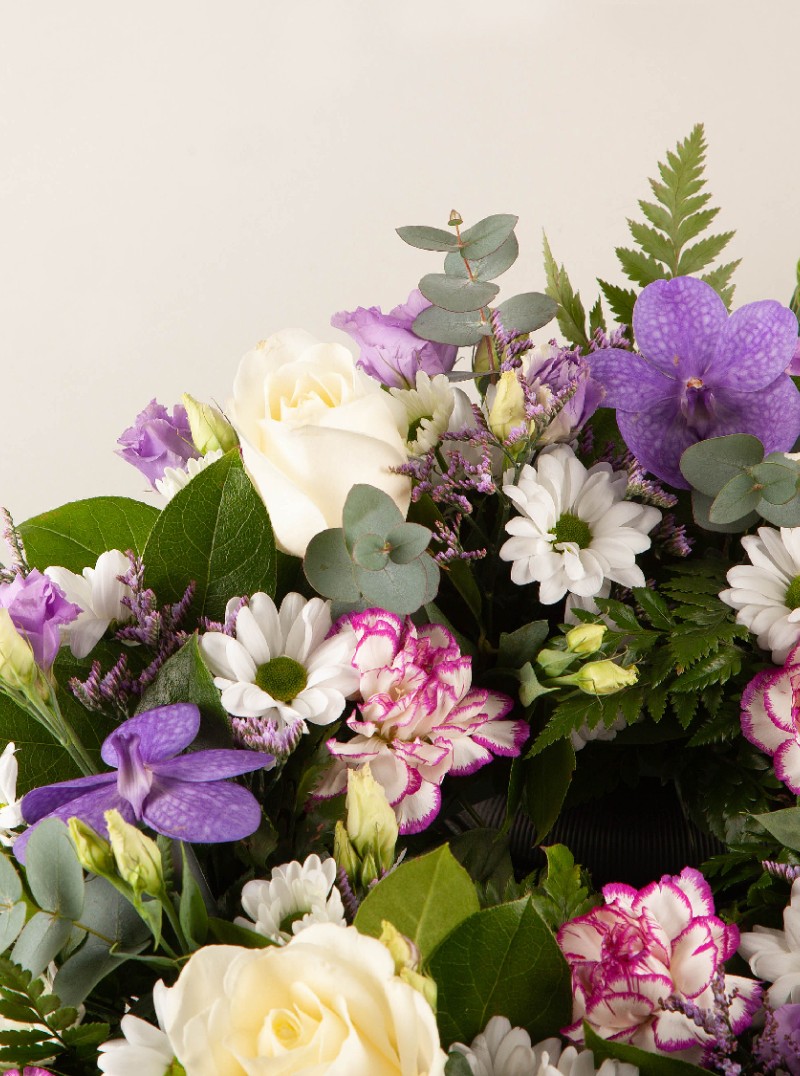 Sympathy Wreath Purple