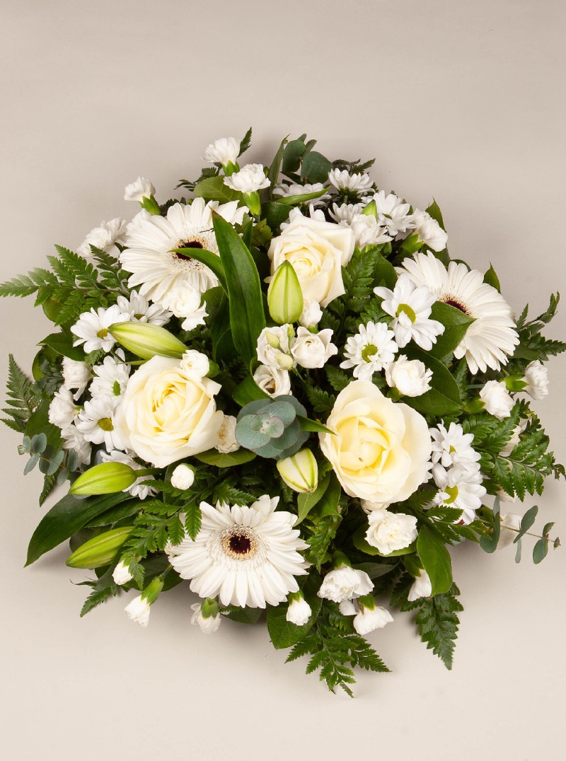 Sympathy Posy White