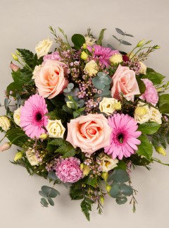 Sympathy Posy Pink