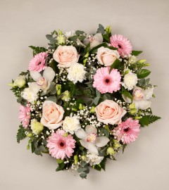 Sympathy Wreath Pink