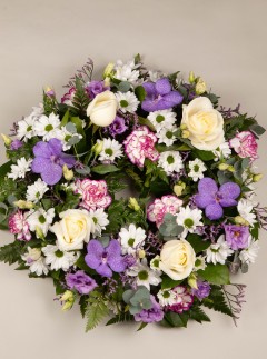 Sympathy Wreath Purple