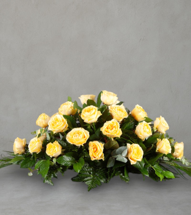 Yellow Casket Spray Yellow Casket Spray