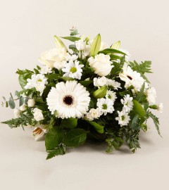 Sympathy Posy White