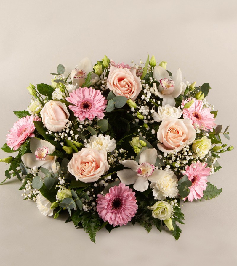 Sympathy Wreath Pink