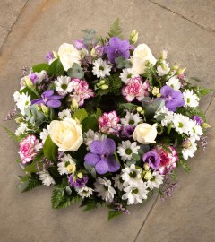 Sympathy Wreath Purple Sympathy Wreath Purple