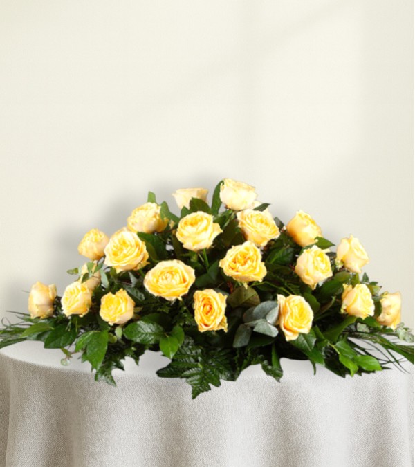Yellow Casket Spray