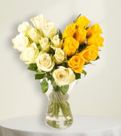 White & Yellow Heart