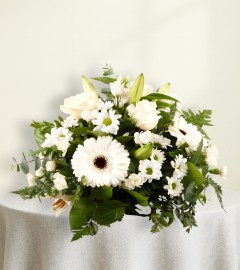 Sympathy Posy White