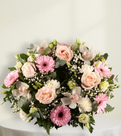 Sympathy Wreath Pink