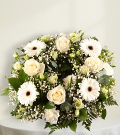 Sympathy Wreath White