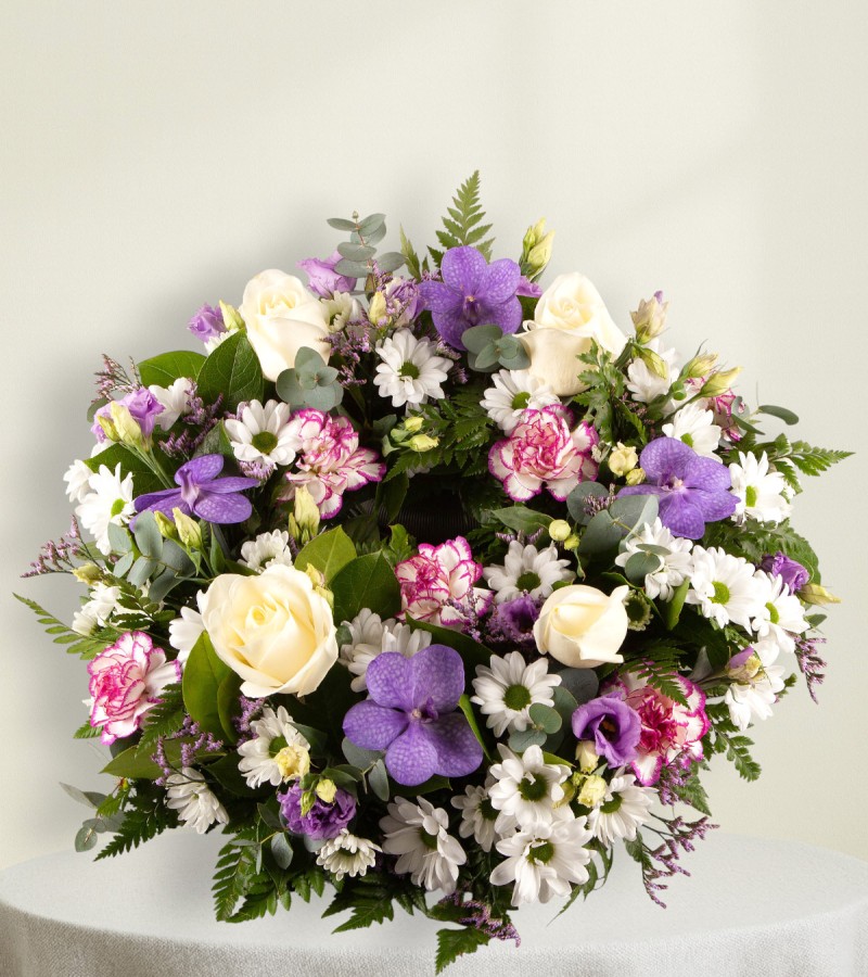 Sympathy Wreath Purple