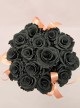 Preserved Black Roses