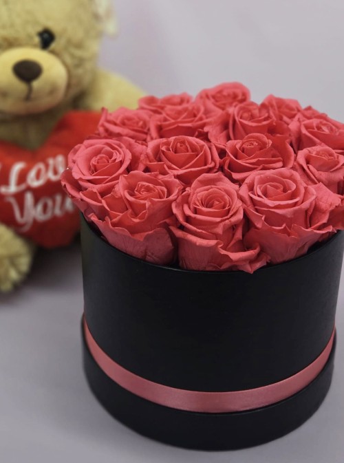 Preserved Pink Roses