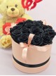 Preserved Black Roses
