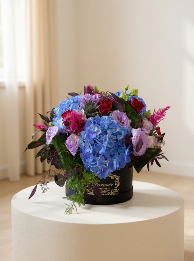 Blue Hatbox