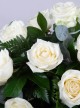 White Casket Spray
