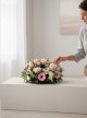 Sympathy Wreath Pink