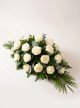 White Casket Spray